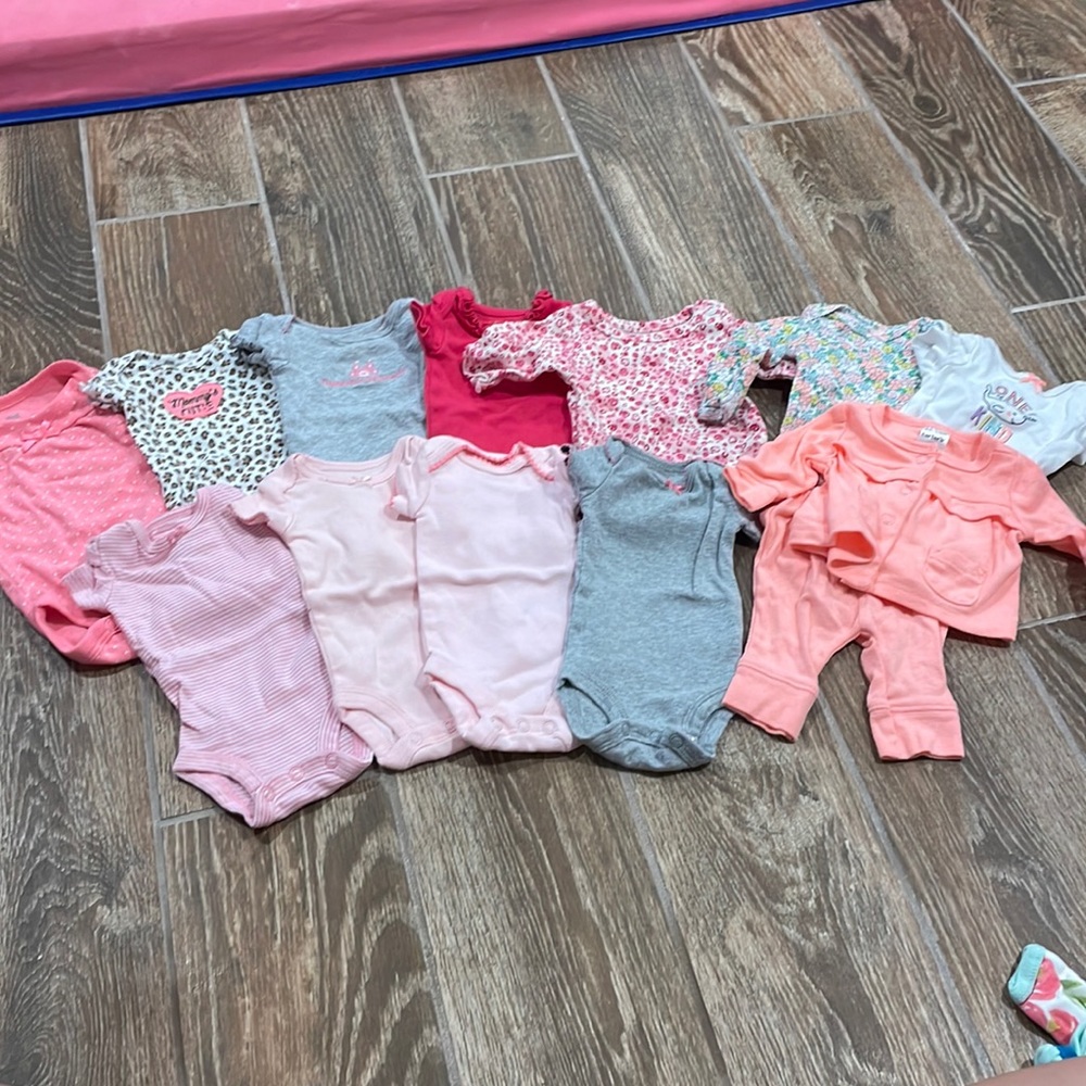 Preemie onesie and outfit bundle